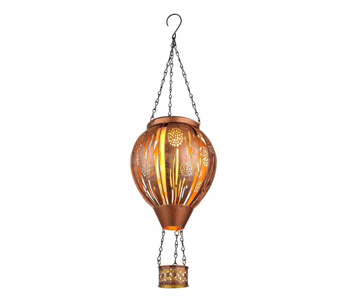 Globo 36140 - LED Závěsná solární dekorace 12xLED/0,02W/3V IP44 létající balón 36140