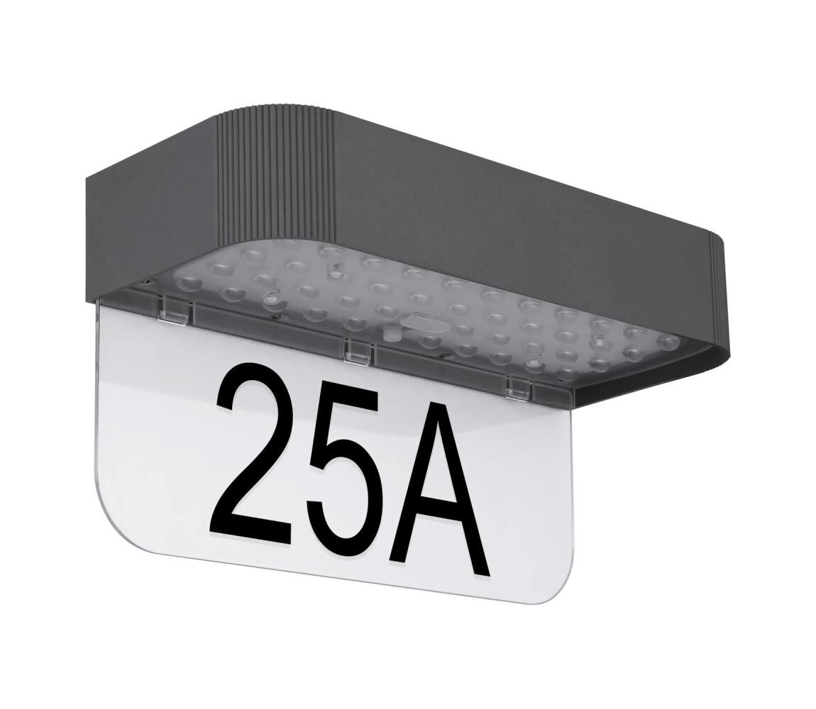 Globo 36790 - LED Solární domovní číslo LED/6W/3,7V IP54 36790