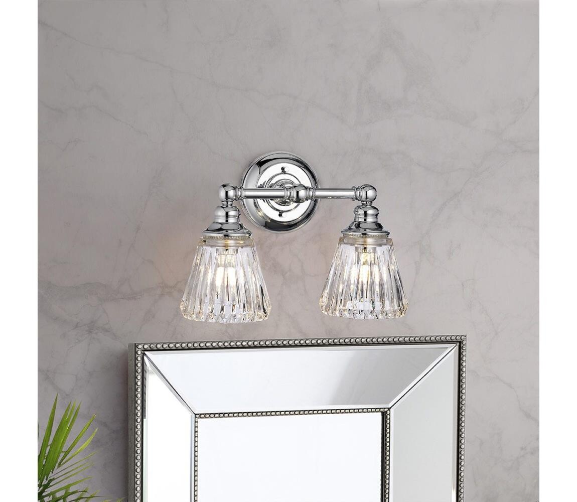 Elstead Quintiesse QN-KEYNES2-BATH-LED Kou. nás. lampa KEYNES 2xG9/3W/230V IP44 l. chrom QN-KEYNES2-BATH