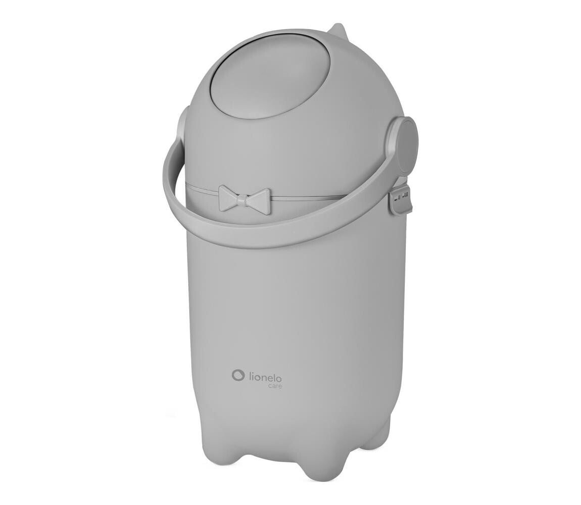 Lionelo - Koš na pleny PUREBIN 10 l Grey 5903771725453
