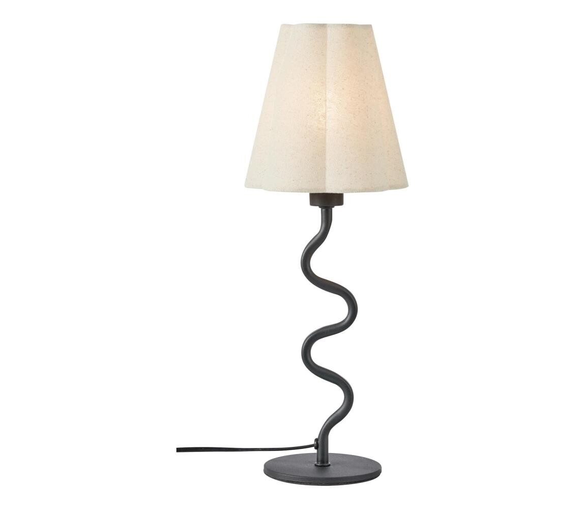 Markslöjd 109171 - Stolní lampa VEYA 1xE14/40W/230V len/černá 109171