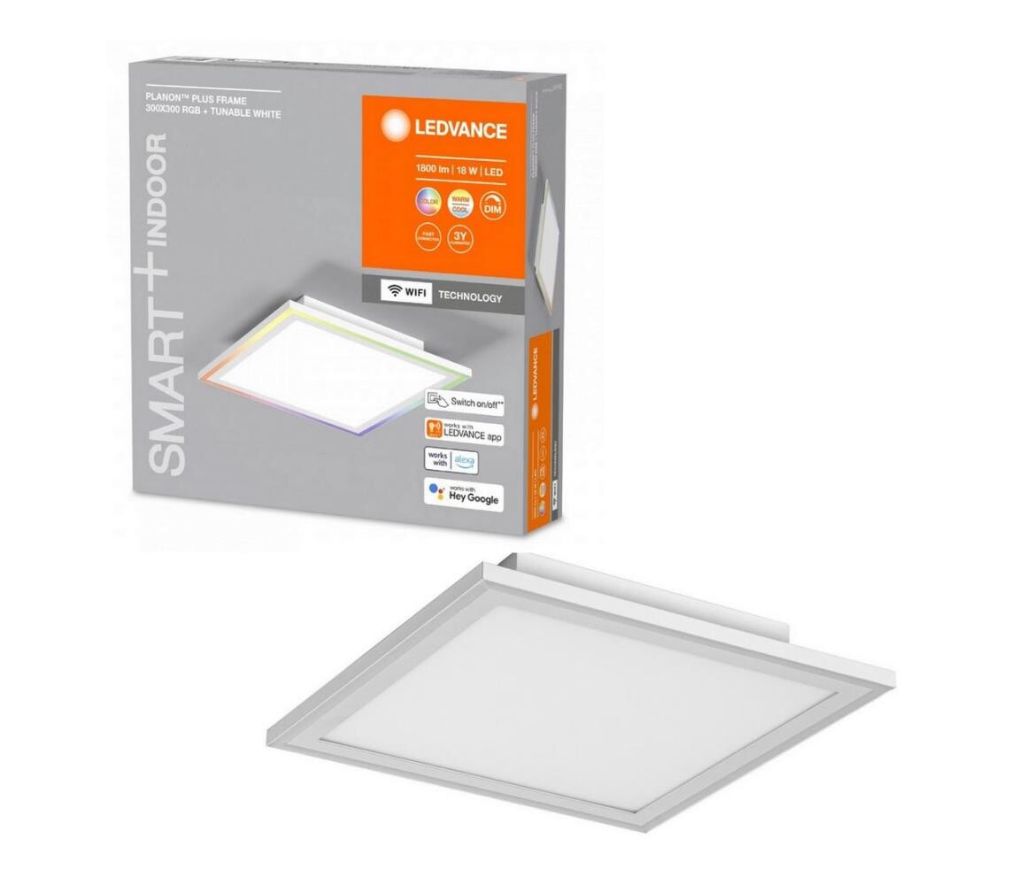 Ledvance- LED RGBW Stmívatelné stropní svítidlo SMART+ PLANON LED/18W/230V Wi-Fi 4058075752603