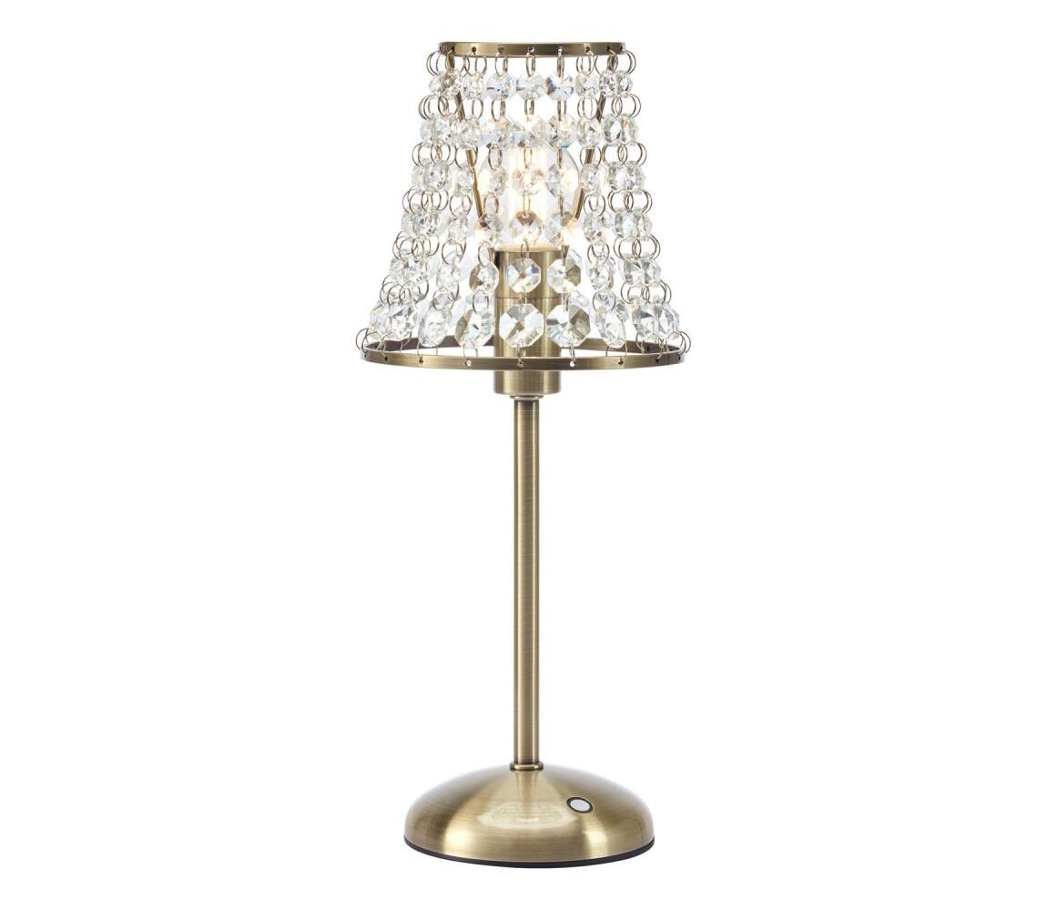 Markslöjd 109125 - LED Stm. nabíjecí stolní lampa LIORA 1xE14/2W/2000 mAh mosaz 109125