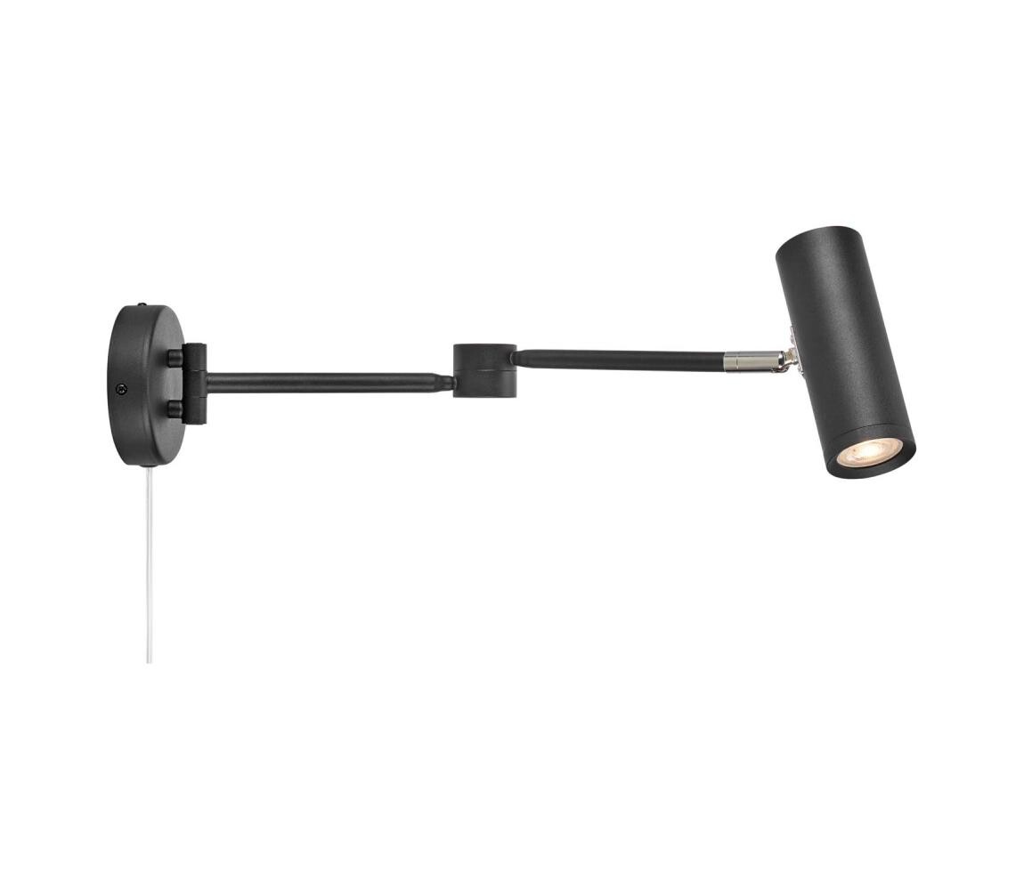 Markslöjd 109181 - LED Stmívatelná nástěnná lampička ARLO LED/4,9W/230V černá 109181
