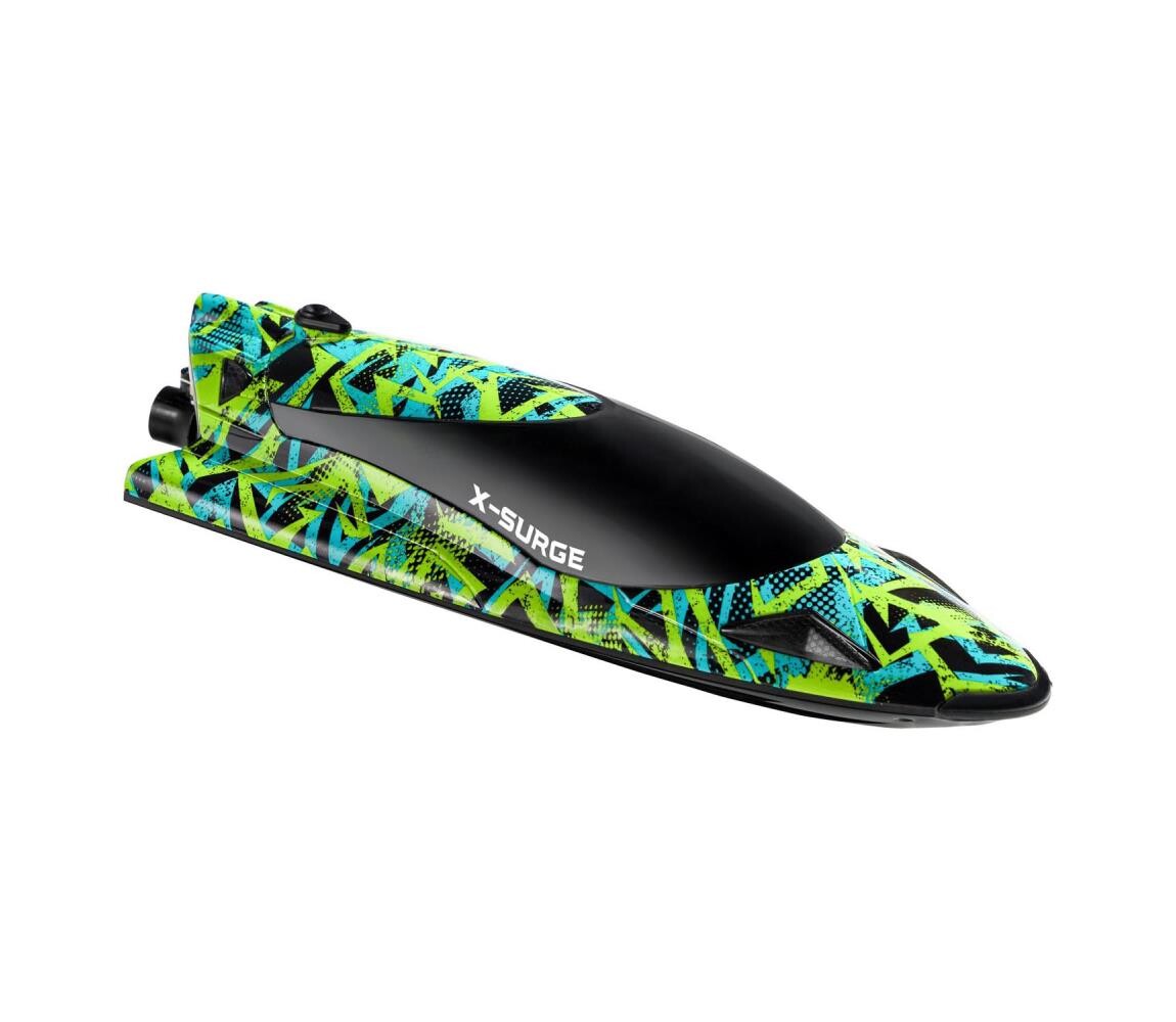 Overmax - RC člun na dálkové ovládání X-SURGE 4000 mAh černá/zelená 5903771721622