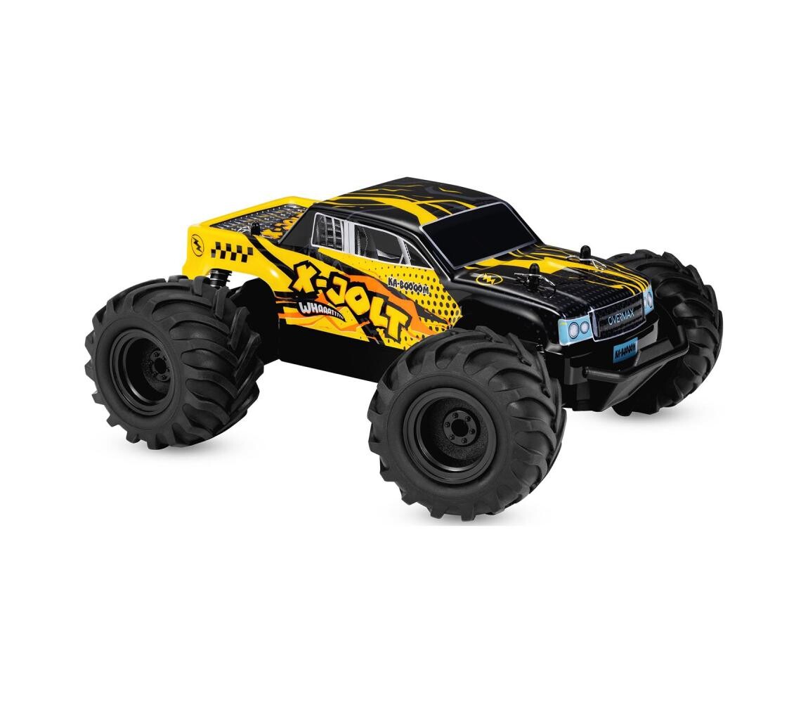 Overmax - RC auto na dálkové ovládání X-JOLT 1000 mAh černá/žlutá 5903771725170