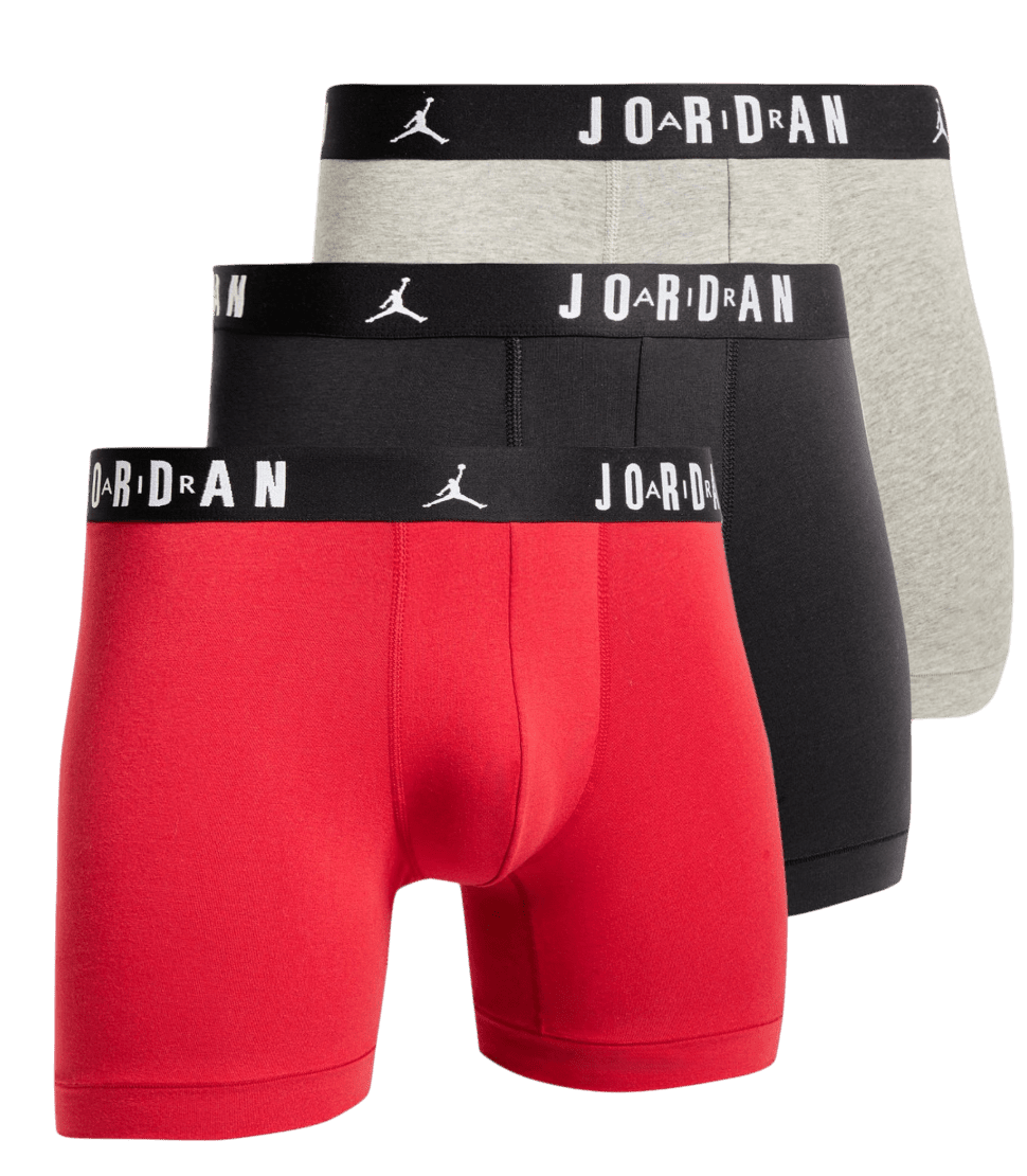 Boxerky Jordan Jordan Jhm Flight Cotton Core 3Pk Boxer Shorts