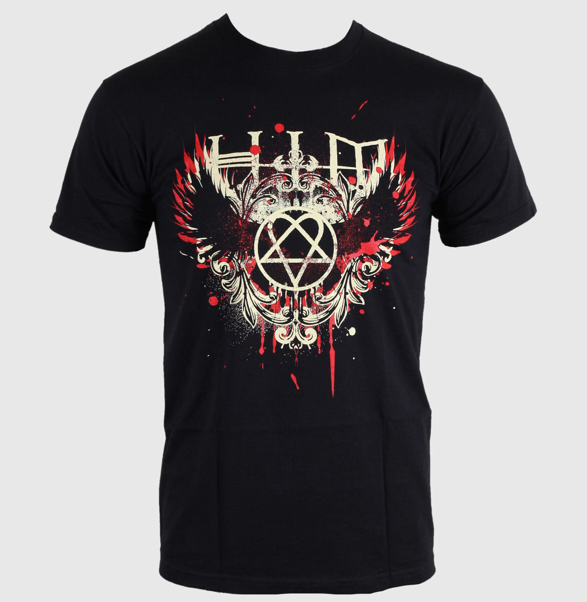 Tričko metal pánské Him - Wings Splatter - ROCK OFF - HIMTEE03MB S