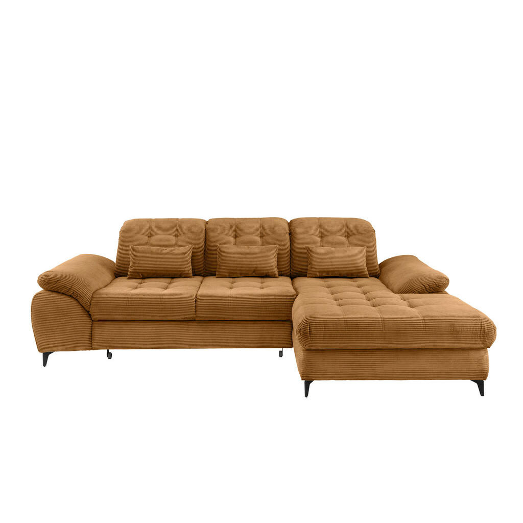 Livetastic ROHOVÁ ROZKLÁDACÍ POHOVKA, textil, barvy zlata
