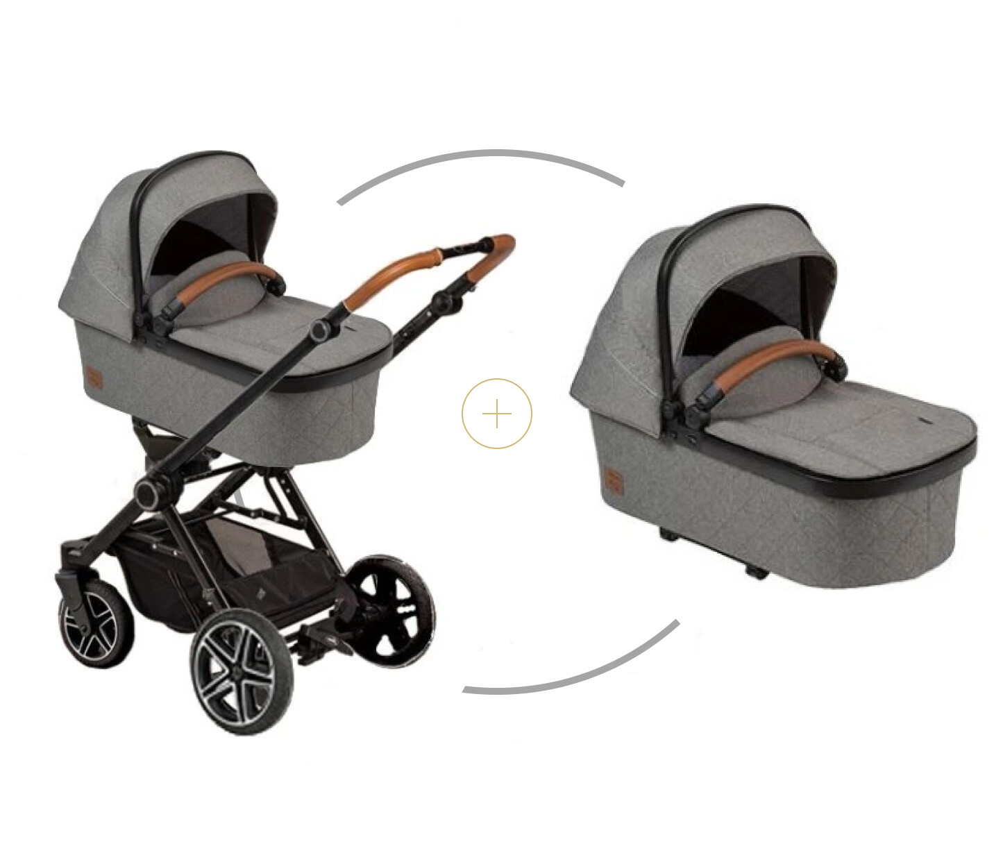 Hartan VIVA GTR SELECTION bez ruční brzdy + korba Falt Premium Selection GREY
