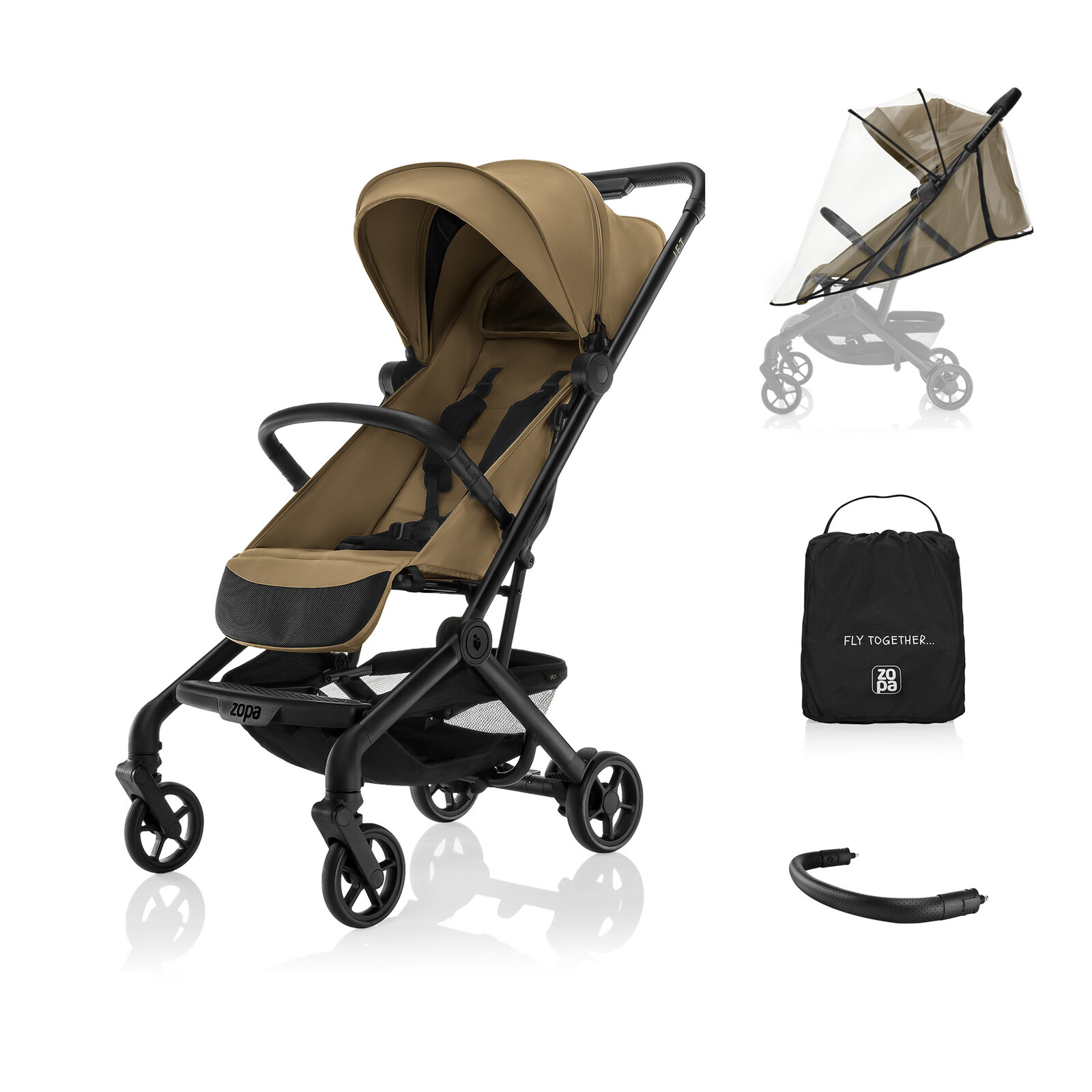 Zopa Sportovní kočárek Jet SET, Latte Beige
