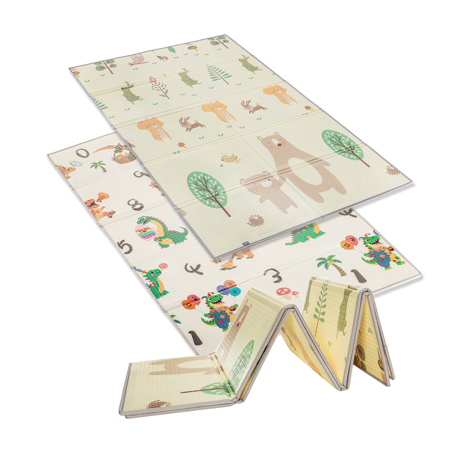 Zopa Multifunkční pěnová skládací podložka oboustranná 180x120, Forest