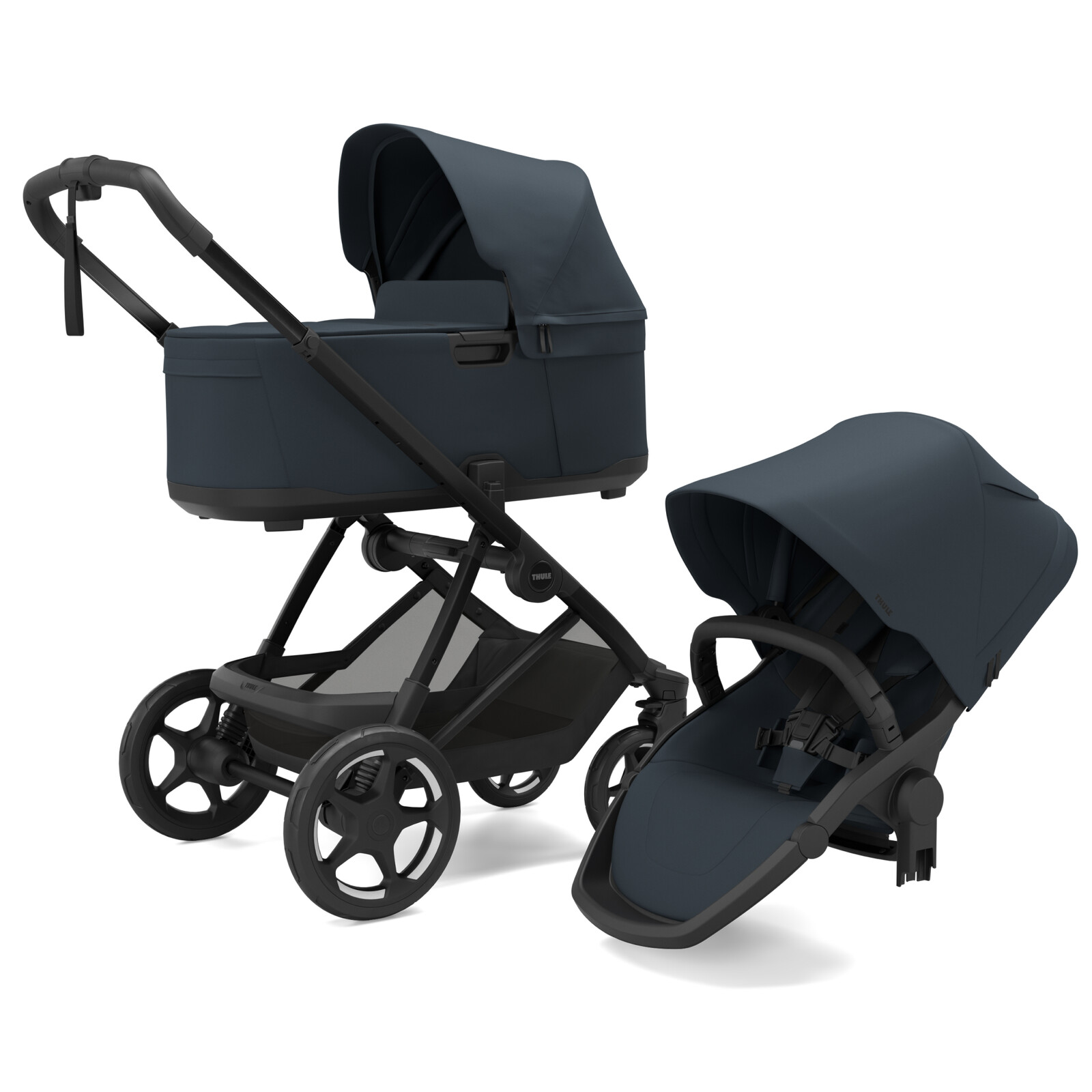 Thule kočárek Charm 2v1 Darkest Blue