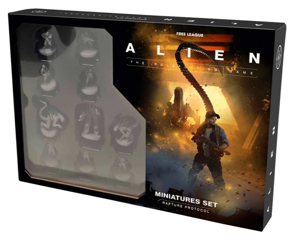 Free League Publishing Alien RPG Rapture Protocol Miniature Set