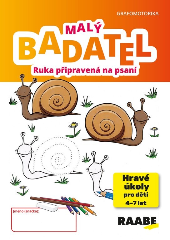 Malý Badatel Ruka připravená na psaní