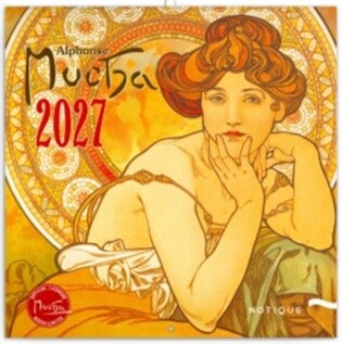 Poznámkový kalendář Alphonse Mucha 2027