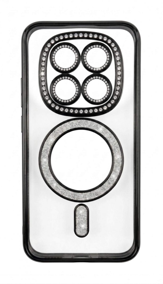 Kryt Bling Magsafe pro Xiaomi Redmi Note 15 4G černý