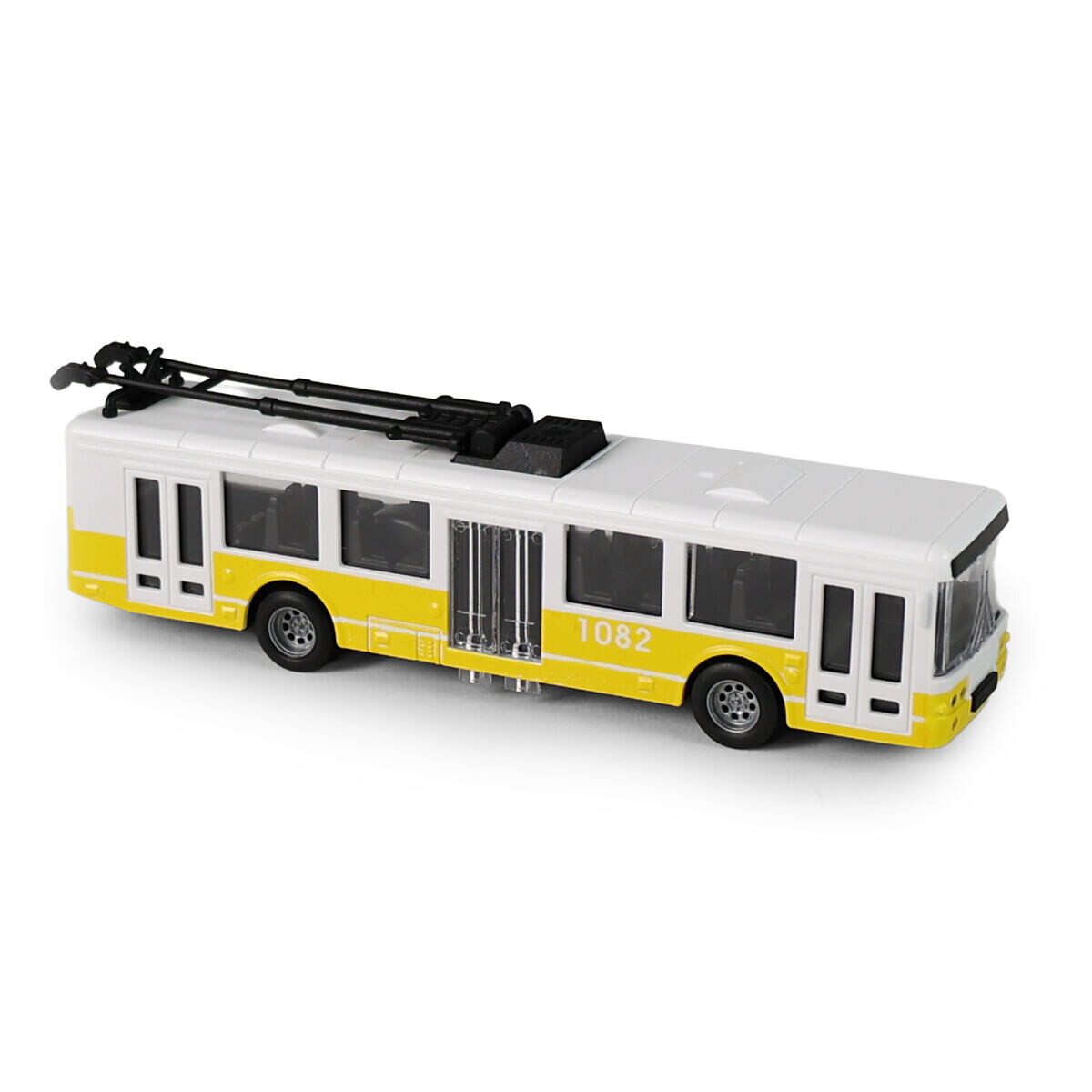 Rappa Trolejbus MHD žlutý 16 cm