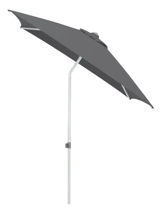 KETTLER Slunečník KETTLER EASY PUSH 200x200 cm - stříbrná / antracit - voděodolný
