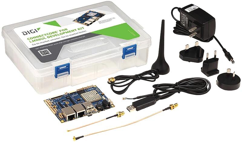Digi International Cc-Wmx6Ul-Kit Sbc Dev Kit, Arm Cortex-A7 Mpu