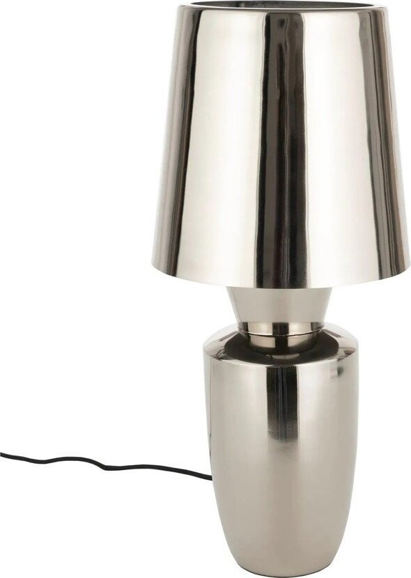 Kovová stolní lampa ve stříbrné barvě s kovovým stínidlem (výška 42 cm) Classy – Zuiver