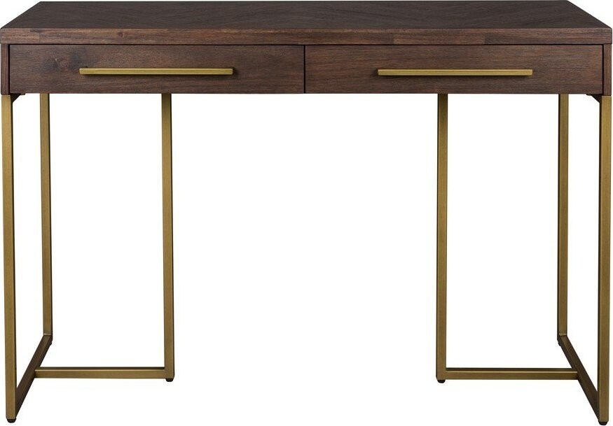 Konzolový stolek v dekoru akácie v tmavě přírodní barvě 45x120 cm Class – Dutchbone