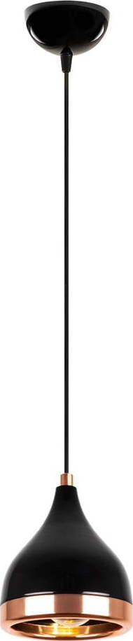 Černé/v měděné barvě závěsné svítidlo ø 14 cm Yildo – Opviq lights
