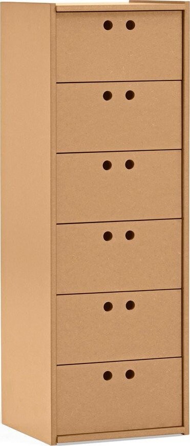 Skříňka v přírodní barvě 40x118x40 cm Wally – Teulat