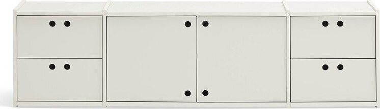 Krémový TV stolek 157x42x40 cm Wally – Teulat