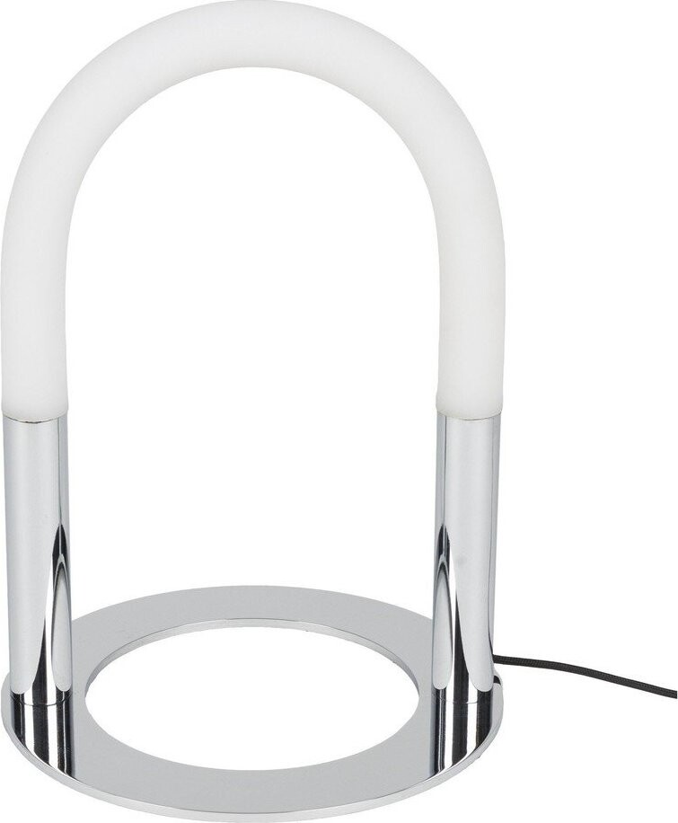 Kovová LED stmívatelná stolní lampa ve stříbrné barvě (výška 36 cm) Arch – Zuiver