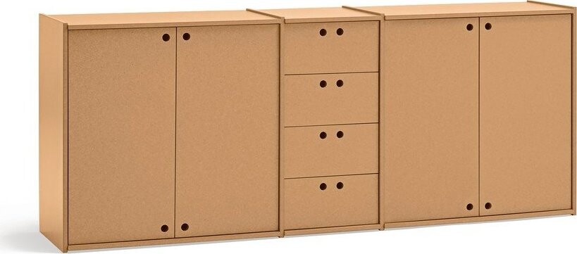 Komoda v přírodní barvě 197x80x40 cm Wally – Teulat