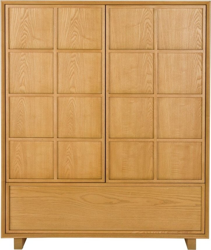 Skříňka z jasanového dřeva v přírodní barvě 100x120x45 cm Raster – Zuiver