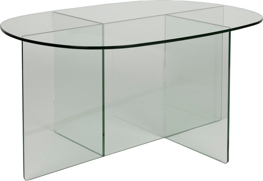 Skleněný konferenční stolek 60x80 cm Linea – Zuiver