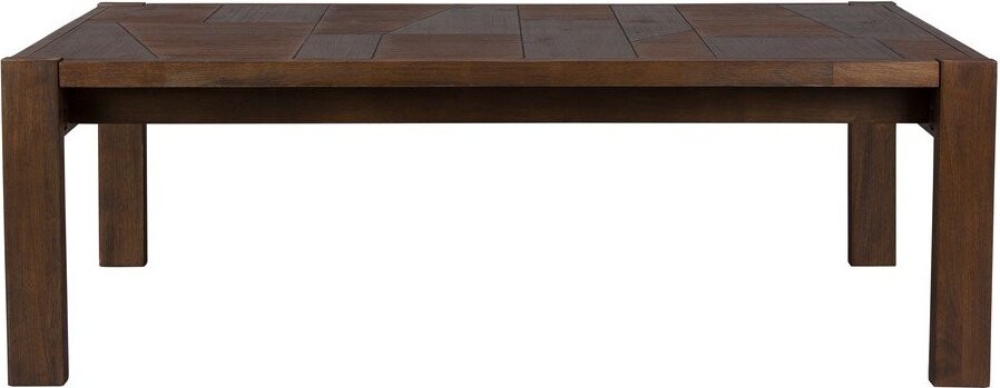 Konferenční stolek z masivního dřeva v tmavě přírodní barvě 60x120 cm Bruneau – Dutchbone