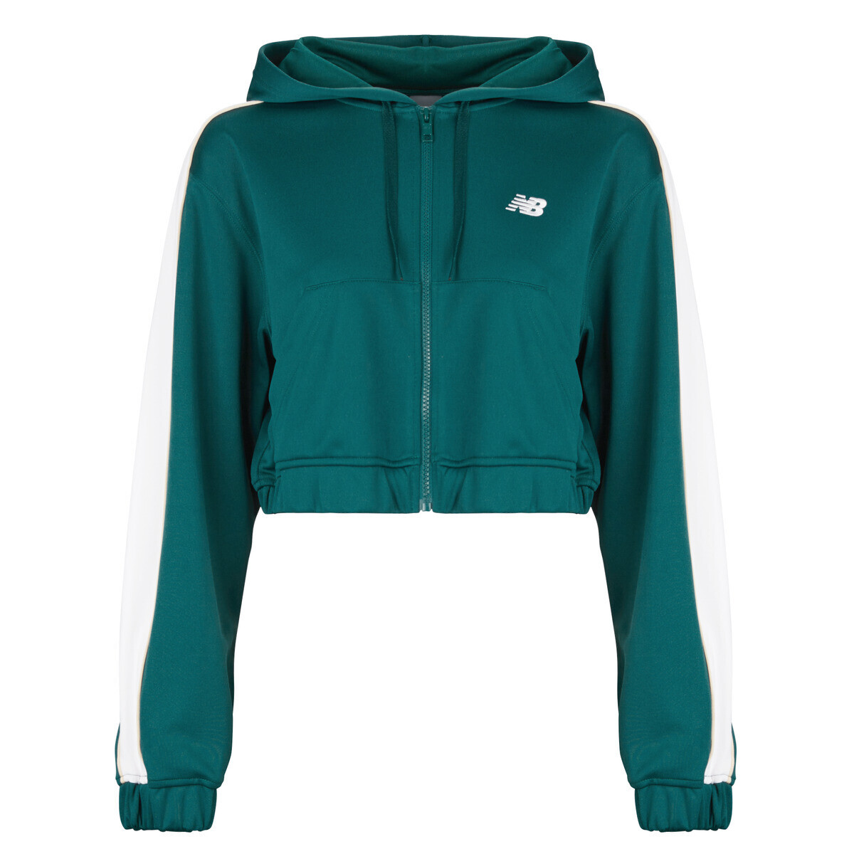 New Balance  INTERLOCK FULL ZIP  Zelená