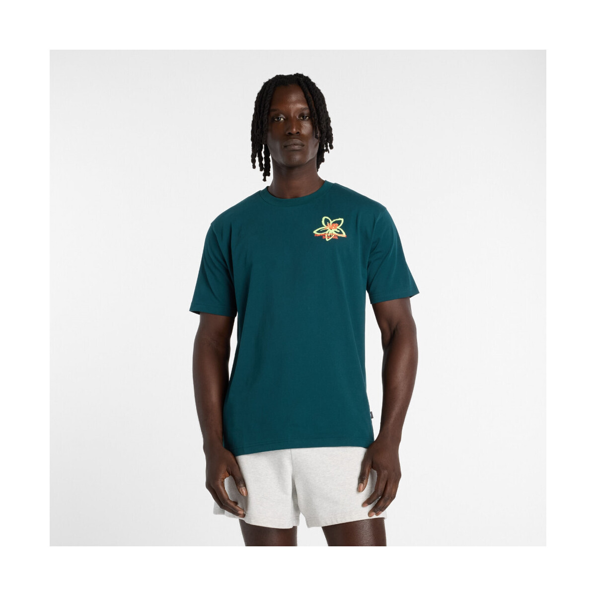 New Balance  Boston city run t-shirt  Zelená