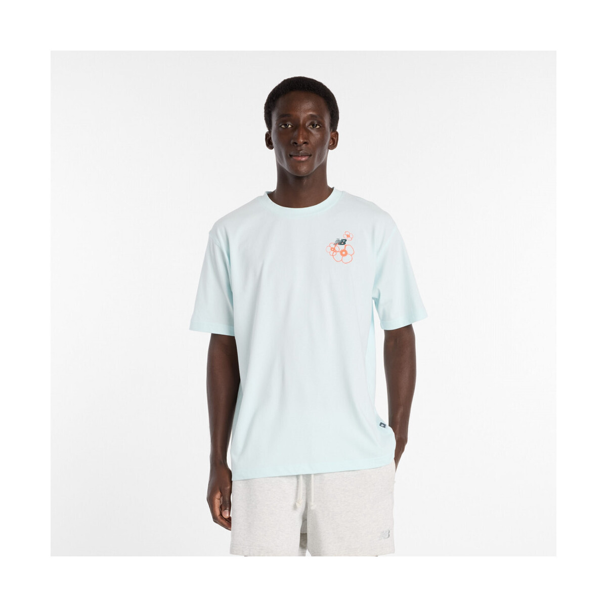 New Balance  La city run t-shirt  Modrá