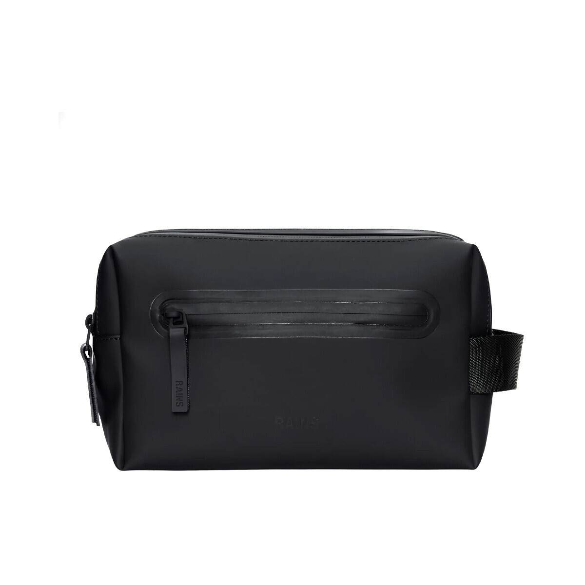 Rains  BLA WASH BAG ZIP  Černá