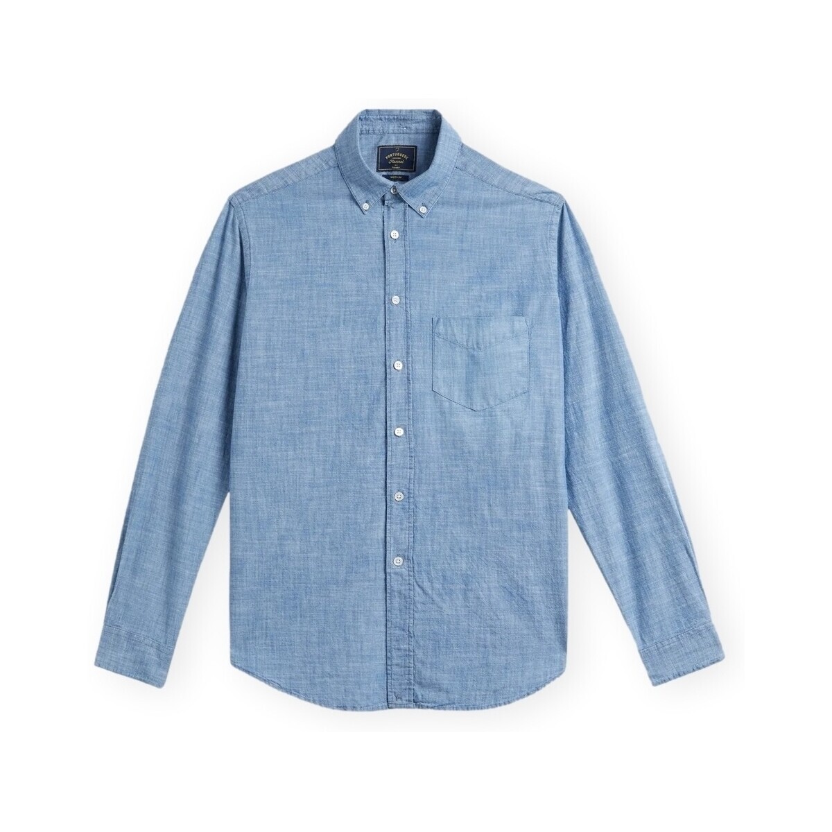 Portuguese Flannel  Chambray Shirt  Modrá