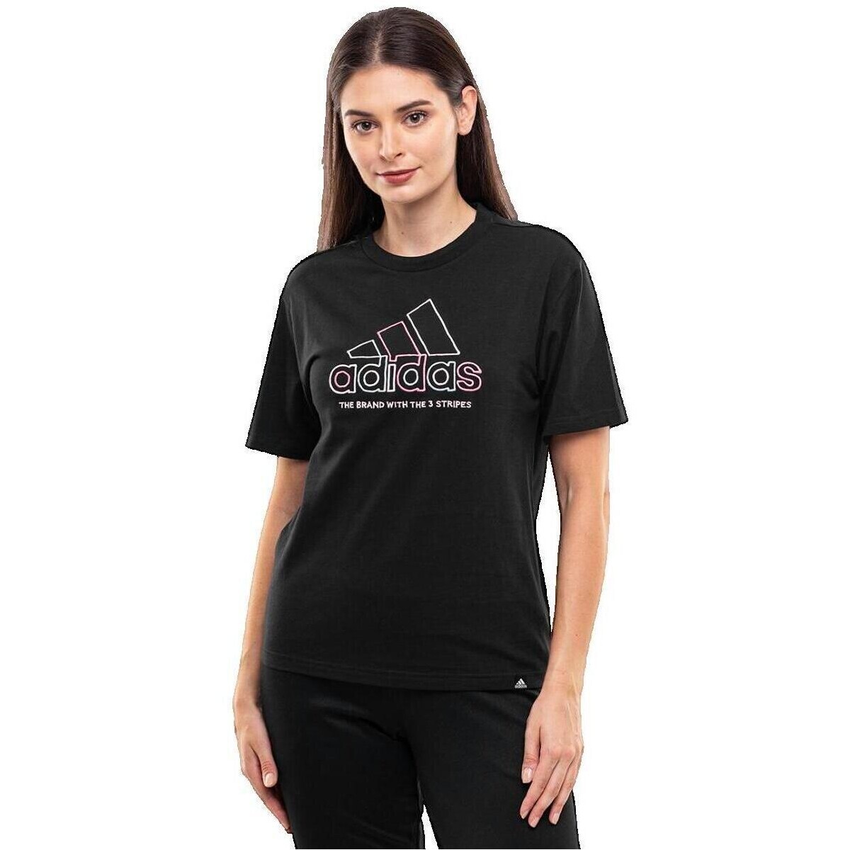 adidas  T-shirt  Xpress Logo noir femme  Černá