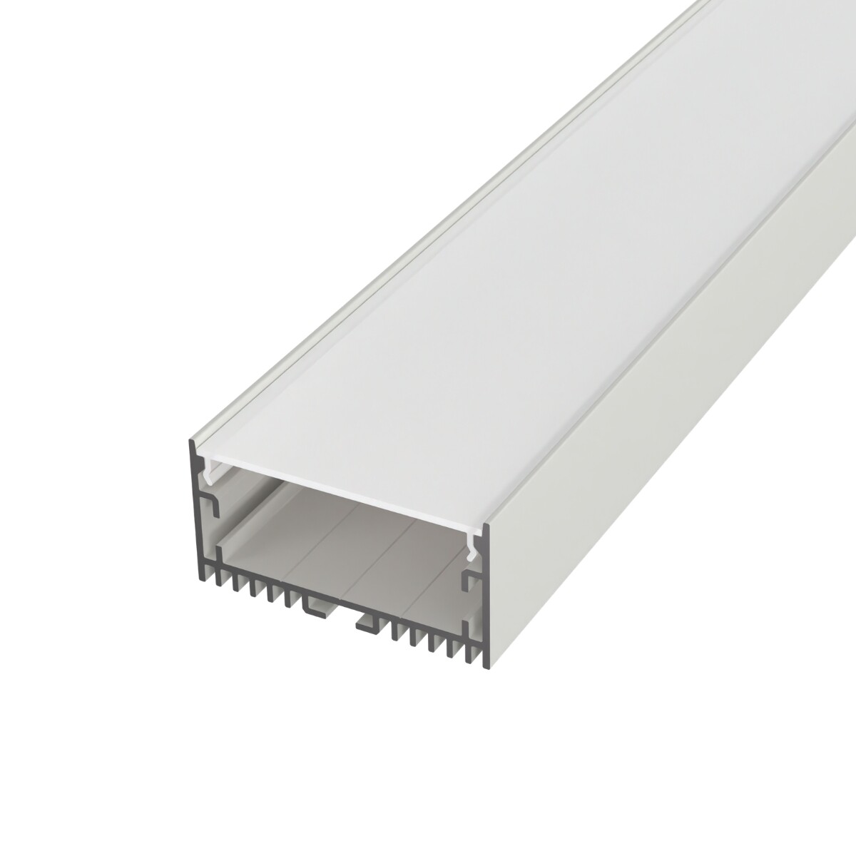 LED Solution Nástěnný profil pro LED pásky a pro konstrukci svítidel N13 bílý Vyberte variantu a délku: Profil bez difuzoru 2m LP122W