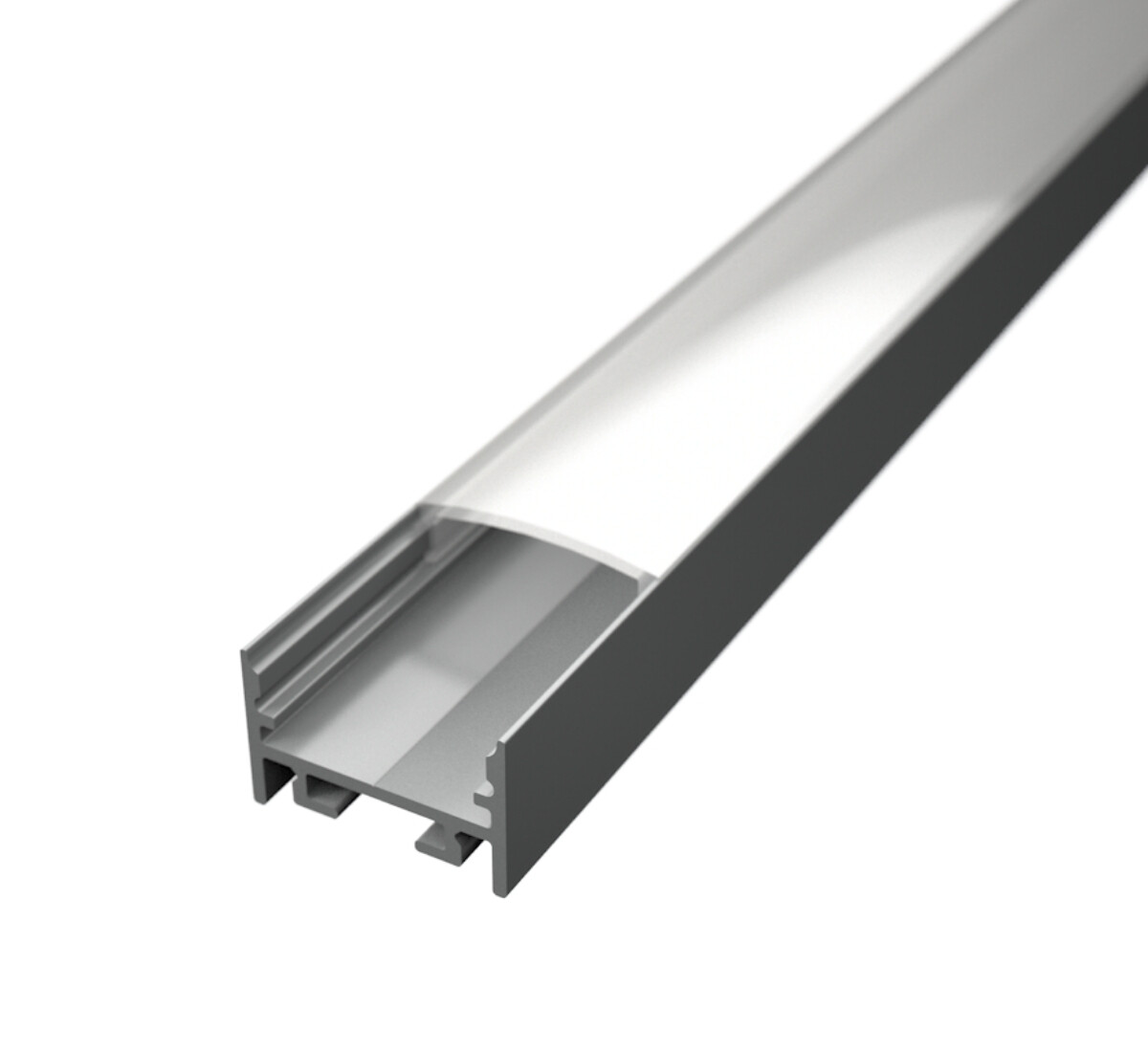 LED Solution Nástěnný profil pro LED pásky a pro konstrukci svítidel N19 Vyberte variantu a délku: Profil bez difuzoru 2m LP111