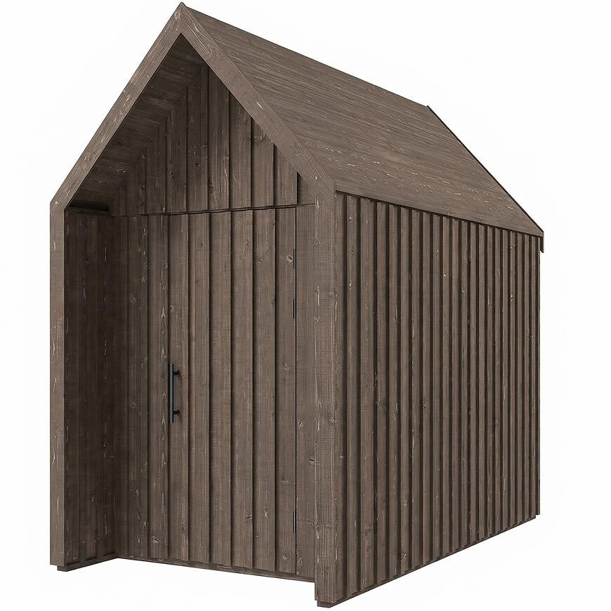 Zahradní domek Swedish Barn 1622 hnědý V1