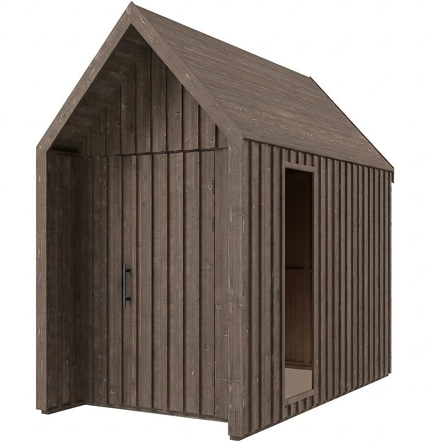 Zahradní domek Swedish Barn 1622 hnědý V2