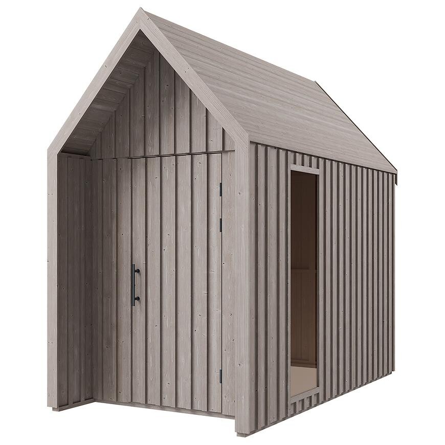 Zahradní domek Swedish Barn 1622 šedý V2
