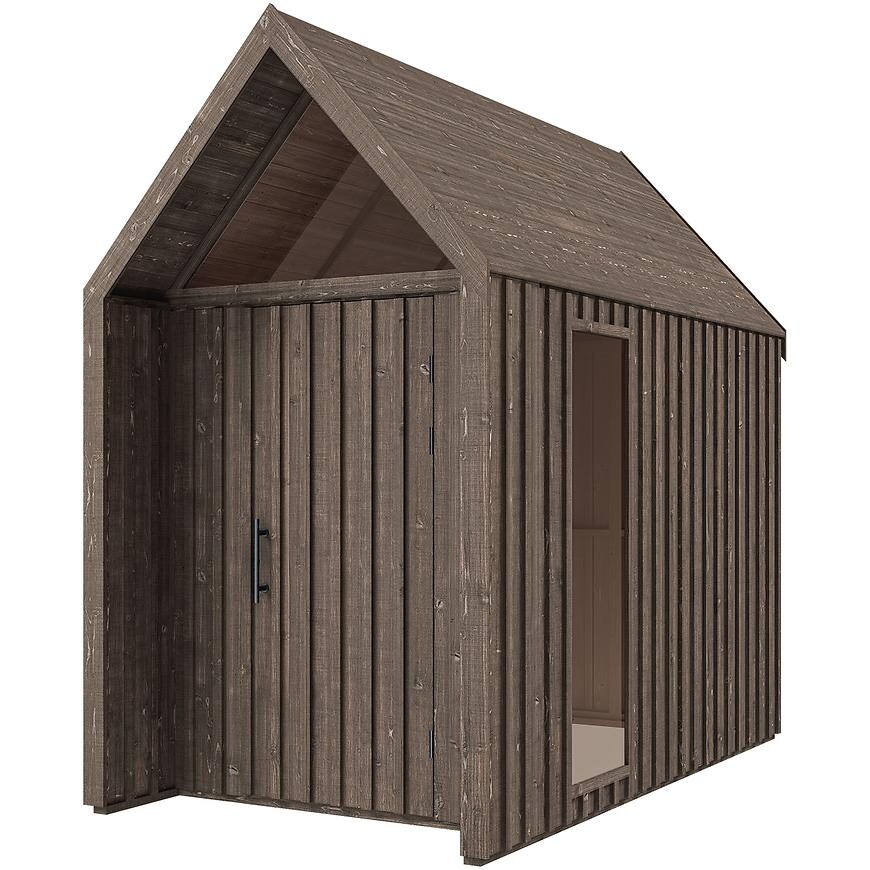 Zahradní domek Swedish Barn 1622 hnědý V3