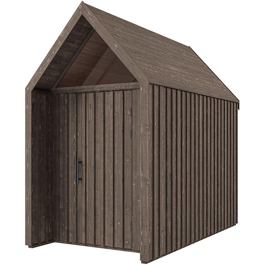 Zahradní domek Swedish Barn 1622 hnědý V4