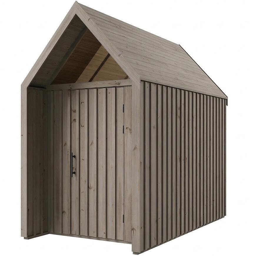 Zahradní domek Swedish Barn 1622 šedý V4