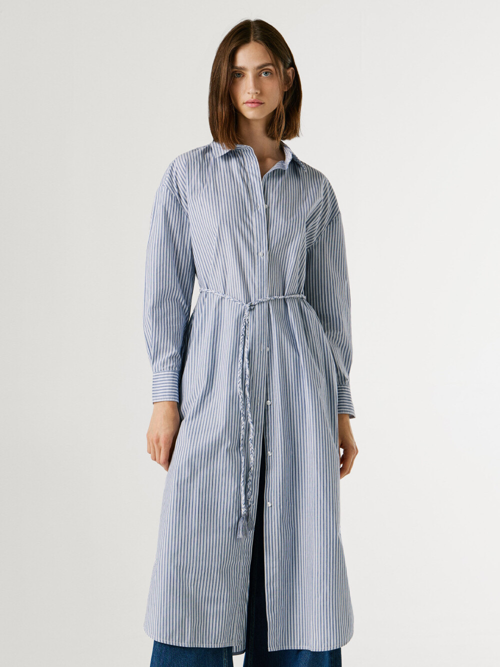 Pepe Jeans dámské  košilové šaty PL9537786-551 L