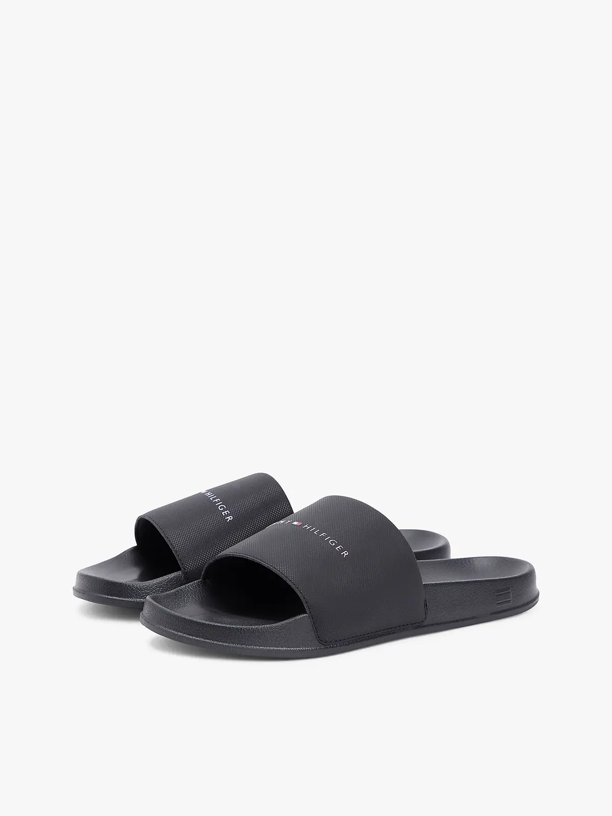Tommy Hilfiger pánské černé pantofle FM0FM05799BDS 40